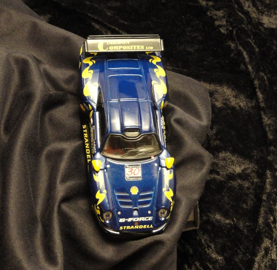 Alta Velocidad Porsche 911 GT1 Diecast modelo Mobil 1 librea de carrera escala 1/43 Foto 2 de 4