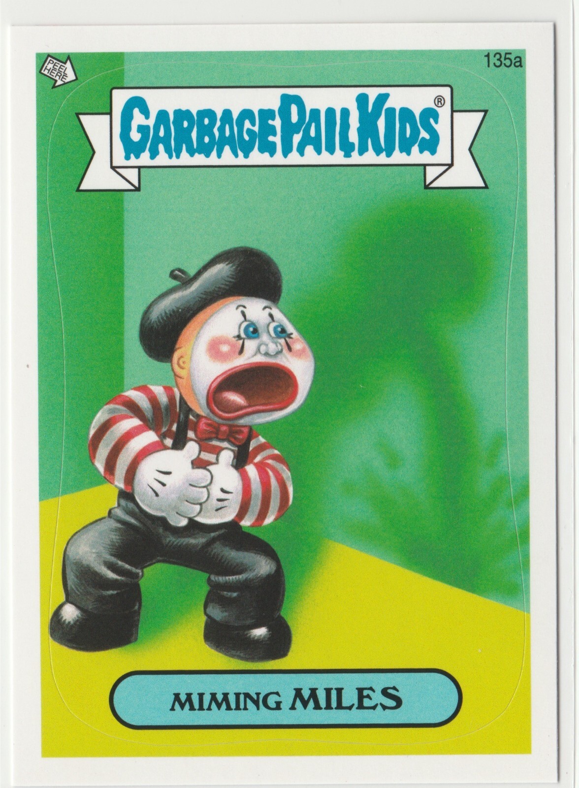 Miming Miles 135a Garbage Pail Kids GPK 2013 Series 3 BNS3 Brand New