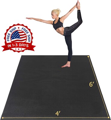 Estera de yoga antideslizante para yoga ejercicio estiramiento y fitness US NEW