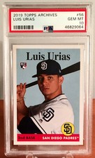2019 Topps Archives Luis Urias #56 RC Rookie PSA 10