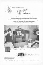 DuMont TV Print Ad Vintage Advertisement Television Advertising Christmas 1950