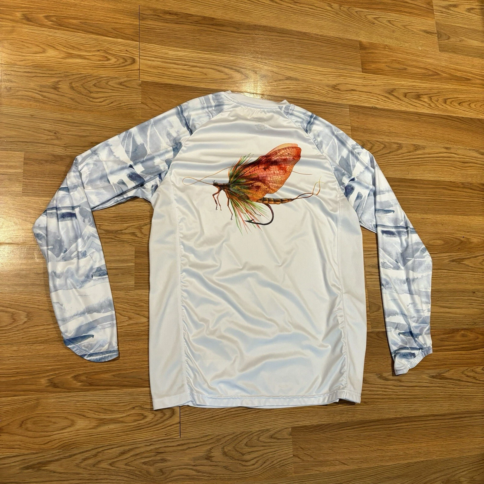Palmyth Fly Fishing Shirt Sleeve Sun Protection UV UPF 50+ Performance Sz Medium