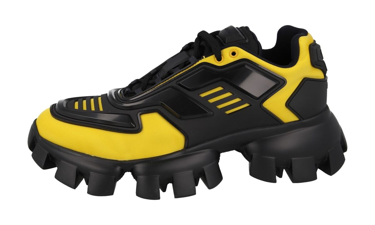 LUXURY PRADA CLOUDBUST THUNDER SNEAKERS SHOES 2EG293 YELLOW LUXURY PRADA CLOUDBUST THUNDER SNEAKERS SHOES 2EG293 YELLOW