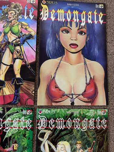 Collectible Barry Blair DEMONGATE set #1, #3- #10 SIRIUS 1996 1997 comics - Picture 4 of 20