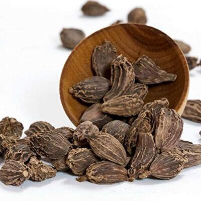 100% Natural Black Cardamom Pod Moti Elaichi Premium Quality Spice from India