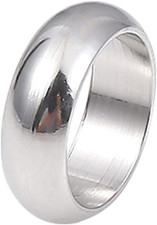 Stainless Steel Spacer Beads 8X2.5Mm Rondelle Loose Charm Caps Beads for DIY Jew