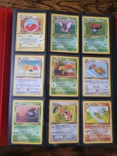 Pokemon Jungle 1st Edition Part Complete Set + Holos & Binder - NM 34/64 Cards