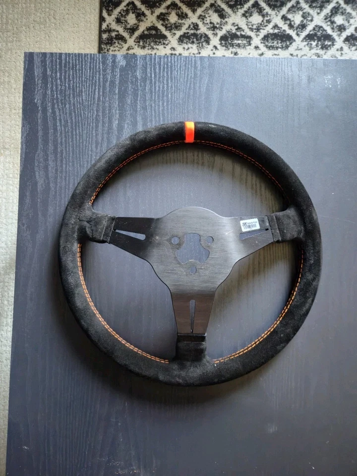 Volante Max Papis Innovations MPI-BL-14-A de 3 orificios, 14 pulgadas Foto 3 de 4