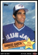 1985 Topps #702 Damaso Garcia All-Star Blue Jays 7.5 - NM+