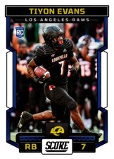 2023 Score #336 Tiyon Evans Rookie RC Football