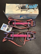 Vintage C.A.M.P Italian made hinged crampons WITH STRAPS Pioneer 87-513015