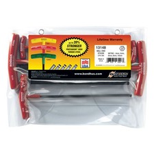 Bondhus 13148 Set of 5 Balldriver T-handles, sizes 4-10mm