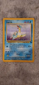 lapras pokemon card ebay Lapras 1999 Pokemon Fossil Holo Rare #10 PSA Authenticated 9 Card