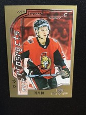 20-21 UD MVP Hockey 30th Anniversary RC Script 70 Josh Norris /100