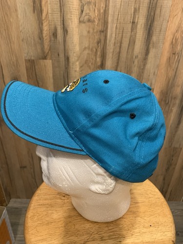 NUEVO SIN ETIQUETAS Jacksonville Jaguars NFL Gorra de Béisbol SOMBRERO Verde azulado Correa Ajustable Trasera NUEVO - Imagen 2 de 5
