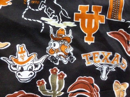 Vtg Reyn Spooner UT Texas Longhorns Hawaiian Shirt Mens L All Over Print NCAA - Picture 4 of 10