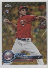 2018 Topps Chrome Gold Wave Refractor 49/50 Felix Jorge #127 u0u