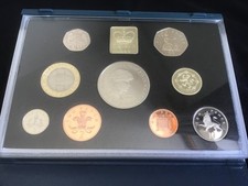 1999 ROYAL MINT PROOF SET COINS - Diana £5 Crown + Rugby £2 + Scottish £1