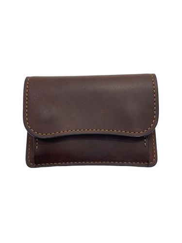 WILD SWANS Coin Case Leather BRW Men's