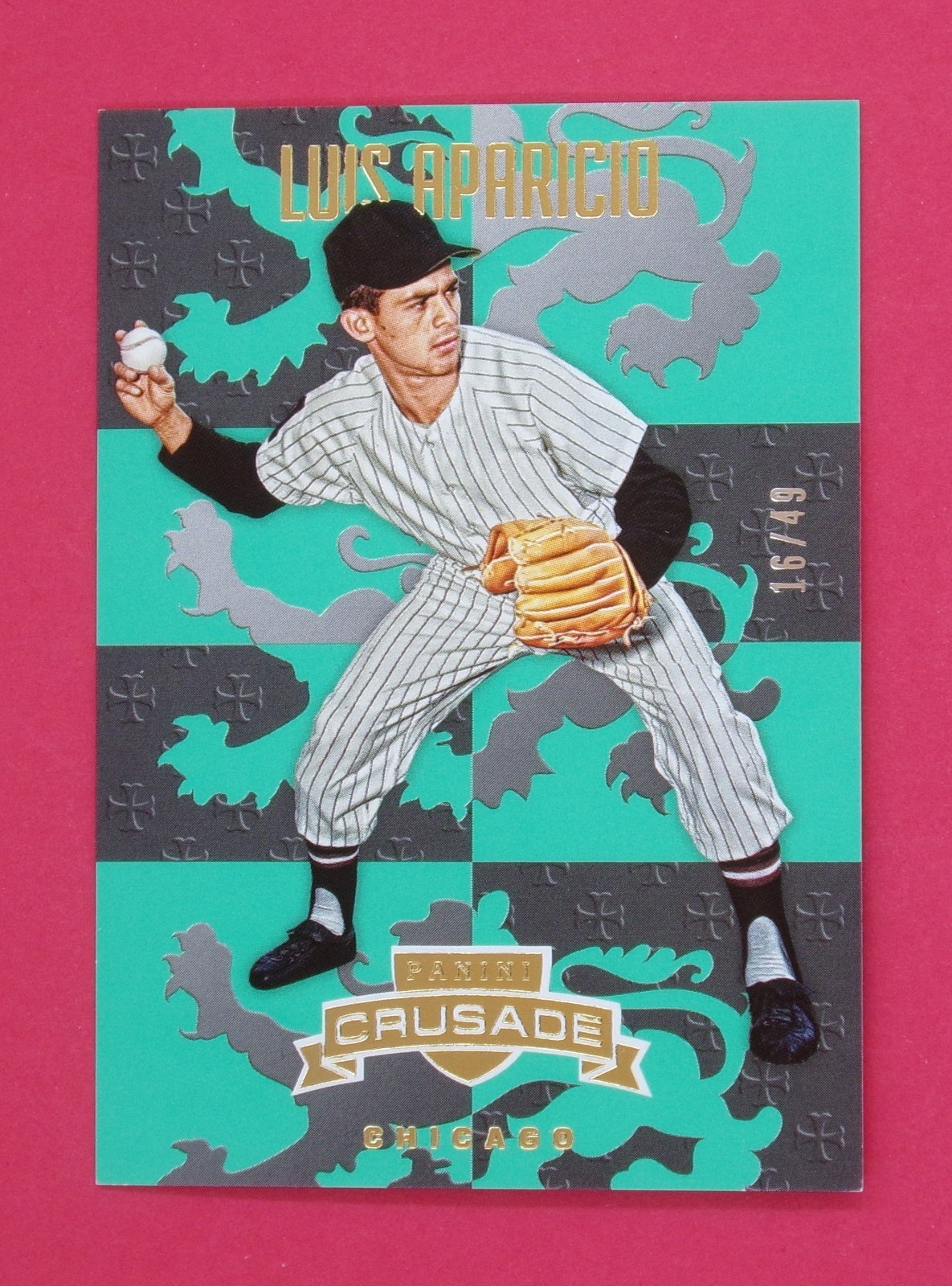 2025 Panini Crusade Luis Aparicio 16/49 Teal #64 Chicago White Sox