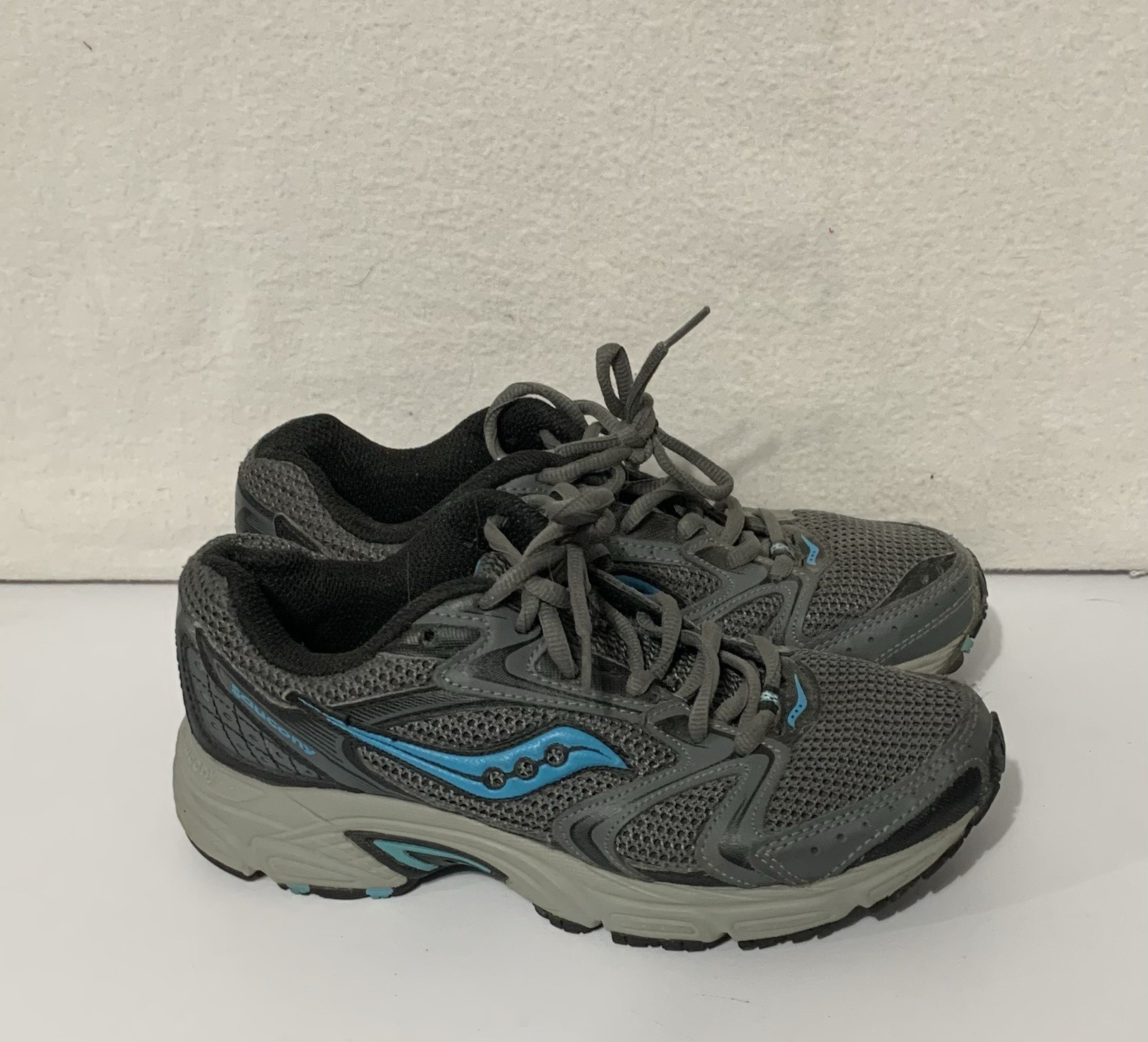 Saucony Shoes Women's Size 7.5 Grid Oasis 2 15210-1 Gray And Aqua T32 thumbnail 2