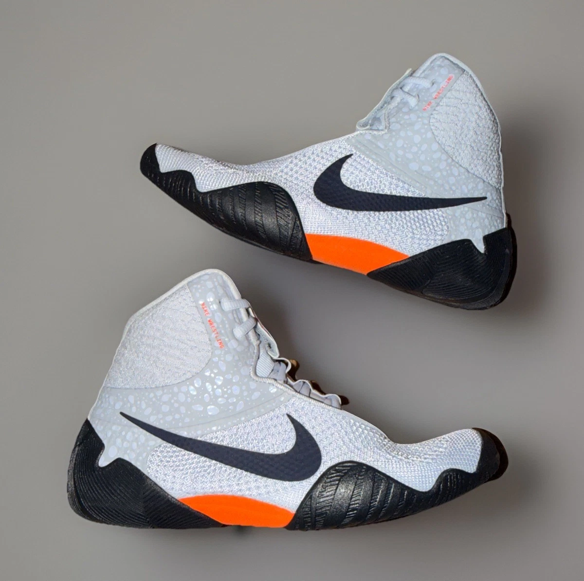 Nike Tawa SE Electric Pack Olympic Safari Wrestling Shoes Men\'s 10.5 FV3680-900 Nike Tawa Wrestling Shoes Olympic Safari White Black Orange main image 3