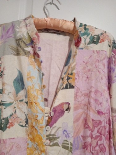 Sara Short Dress,Long Sleeve Floral Size L - Picture 4 of 10