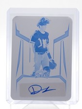 DANIEL SUSAC 2023 LEAF METAL CYAN PRINTING PLATE AUTO 1/1 Q4447