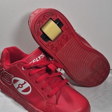 Heelys Split HE100379 Rojo Blanco Zapatilla Zapatos de Skate Ruedas EE. UU. 7 UK 6 EU 39