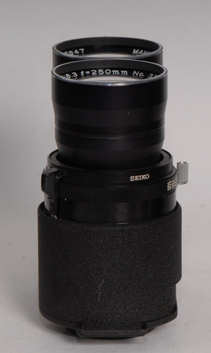 Mamiya Sekor 6,3/250 mm 250 mm F/6,3 per TLR C220, C330 (otturatore revisionato) - Foto 2 di 6