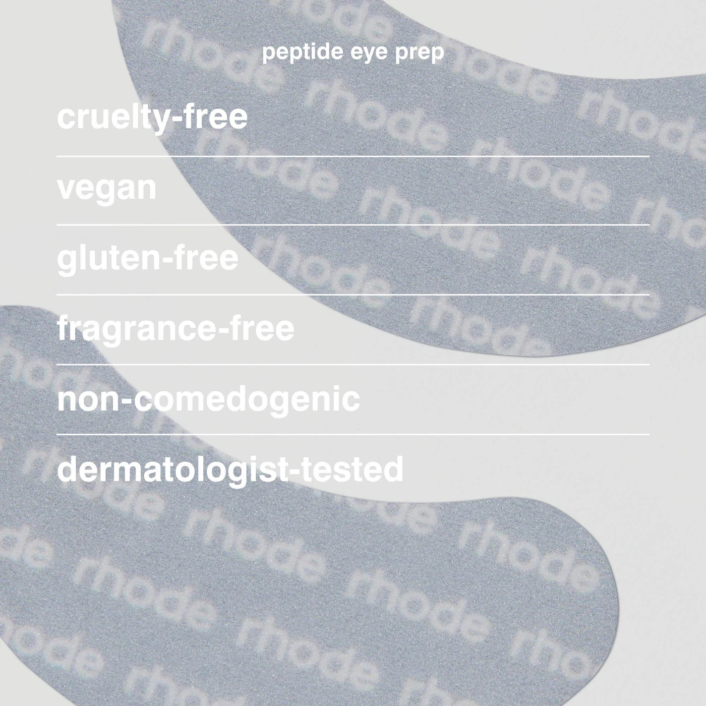 Rhode Peptide Eye Prep Depuffing Eye Patches 6 pairs / pack