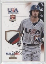 2014 Panini USA Baseball Box Set Jerseys Prime 22/35 Nick Banks Nicholas #13 0b2