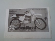 advertising Pubblicità 1977 MOTO ANCILLOTTI 125 CH REGOLARITA'