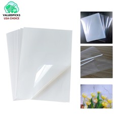 Versatile 30-Sheet Clear Transparency Film for Inkjet & Screen Printing 8.5 x 11