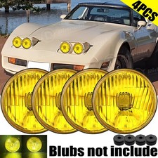 For Chevy Corvette C3 68-82 5 3/4" 5.75" LED Headlights Hi/Low Beam Lamp Housing