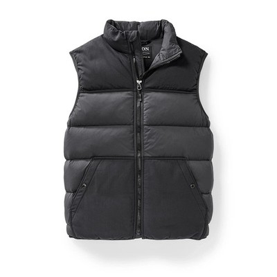 Filson Featherweight Down Vest Faded Black 850 Fill Goose Down Men's XL Ripstop