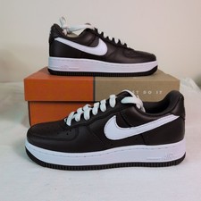 [FD7039-200] Mens Nike AIR FORCE 1 LOW RETRO CHOCOLATE' Men's Sz 4