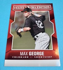 2014 Panini Elite Extra Edition - Max George #92 RC Colorado Rockies