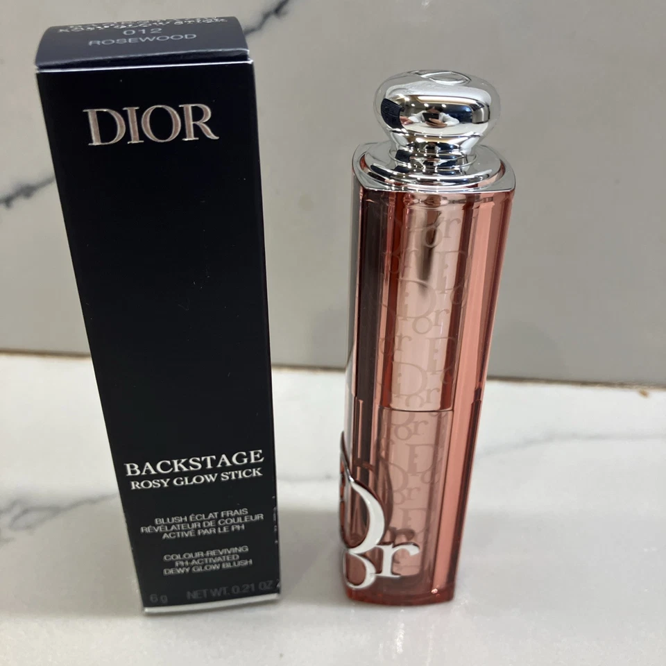 Rubor DIOR Backstage Rosy Glow Stick 012 PALO DE ROSA 6 g ••NUEVO EN CAJA••🎁 Foto 3 de 4