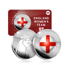 Lionesses Champions of Europe 2025 England Women's Team Commemorative Coin Medal