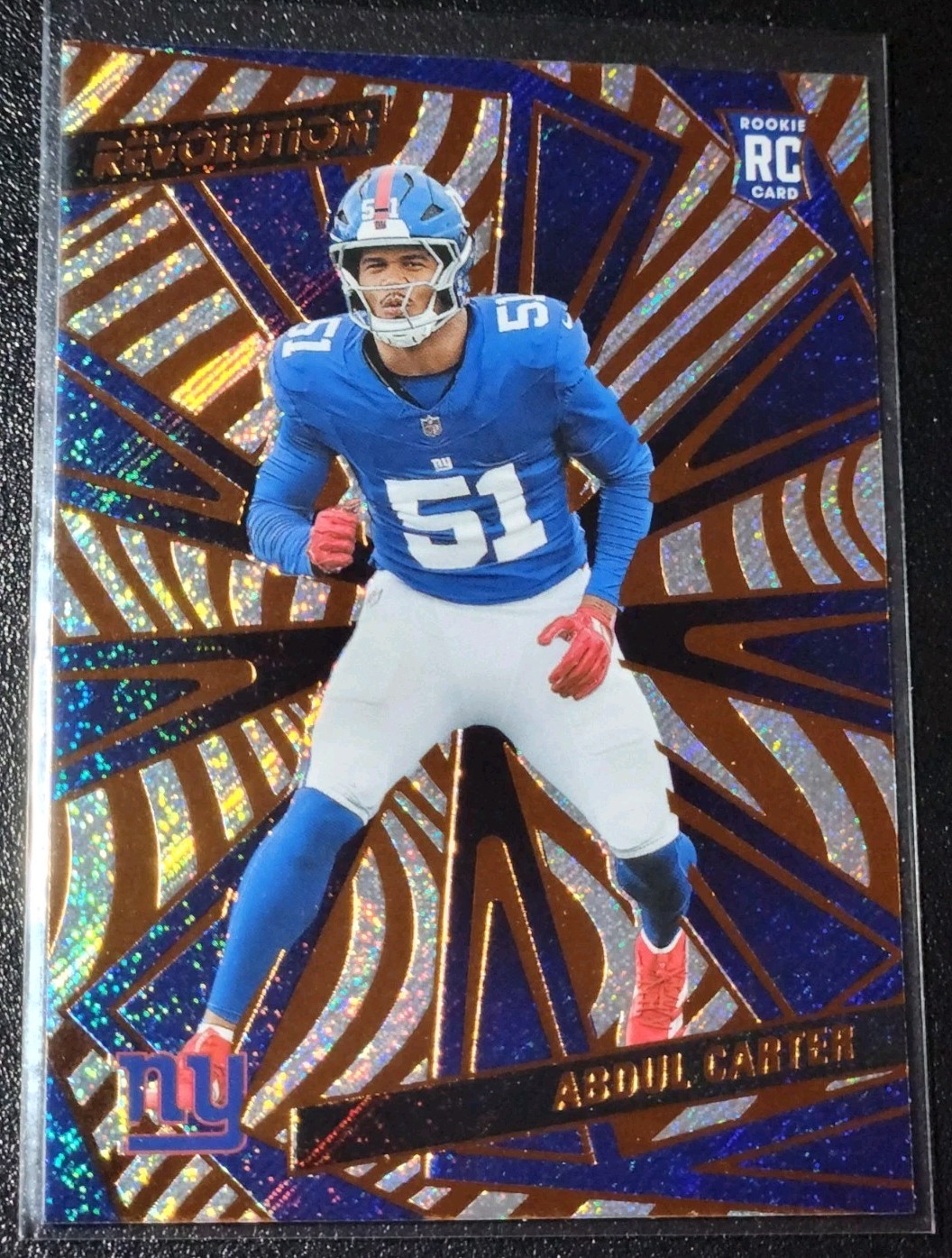 2025 Panini NFL Revolution #201 Abdul Carter RC Base New York Giants