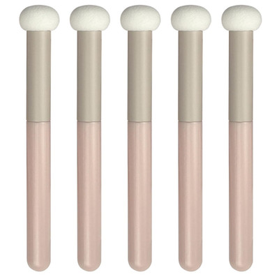 5-Piece Mushroom Makeup Sponge Concealer Brush Set for Face, Nose, Eyelids, Vega