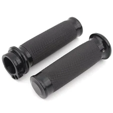 A Pair Motor 1" Hand Grips Handlebar Grips Most For Harley Sportster For Honda