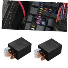 12V 30A Relays, Starter Relay, Multi-Purpose Waterproof Auto 2PCS 5 Pin