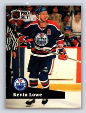 1991-92 Pro Set - Kevin Lowe #76 Edmonton Oilers Hockey Card