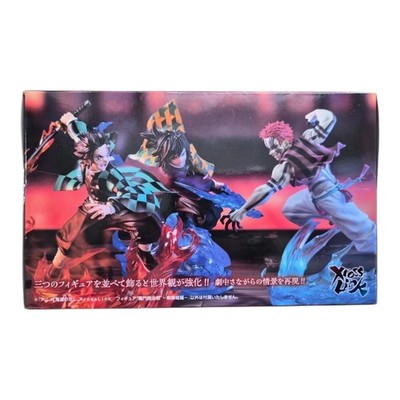 Demon slayer XrossLink Tanjiro Giyu Akaza Figure Set Kimetsu