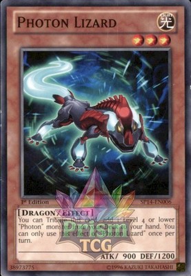 1st Ed Photon Lizard SP14-DE006 Yugioh