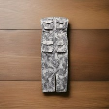 Zara Women’s Dress Printed Cargo Strapless Zip Front Size S New