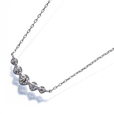 Necklace Diamond 18K 750 White Gold