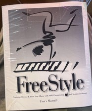 Vintage MOTU FreeStyle MIDI Sequencing Software SEALED MAC 3.5 Floppy Rare